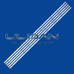 KIT 5 BARRE 9 LED TV AKAI...